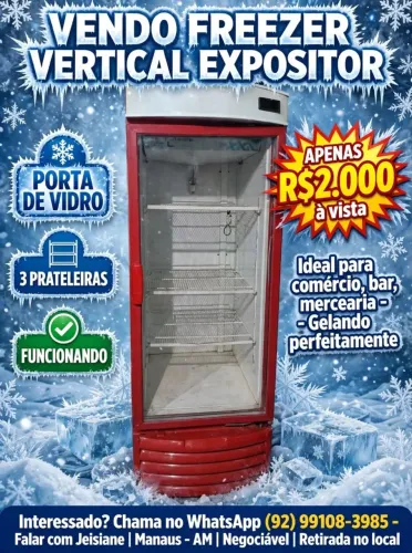 Vendo Freezer. Entrar em contato somente.interessados