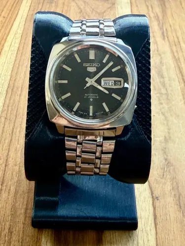 Relógio Seiko TV Black Dial 6119-7103 - 1972