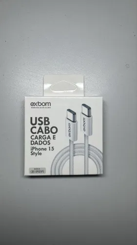 100 unidades de cabo USB C 1 metro