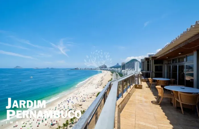 Cobertura Indevassável no Leme com Melhor Vista de Toda Orla