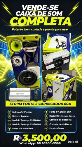 Vende-se essa caixa de som