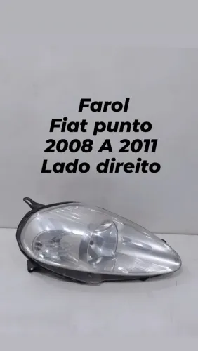 Farol Fiat punto 2008 A 2011 lado direito original 
