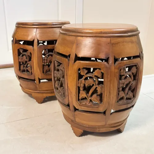 Banqueta em Madeira - Bali