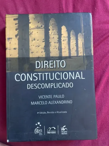 Livro: Direito constitucional descomplicado