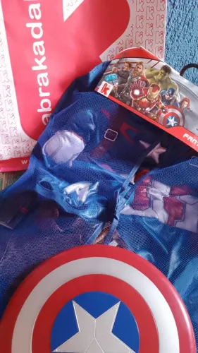 Fantasia Capitão América Infantil