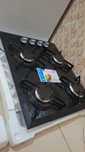 Fogão Cooktop 4 bocas + Móvel para cooktop