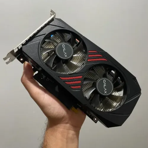 Placa de Vídeo GTX 1050Ti 4GB GDDR5 128 Bit Galax 1 Click OC revisada e com com garantia