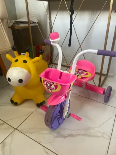 Bicicleta e girafinha