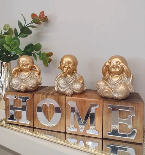 Cubos de decoração palavra HOME