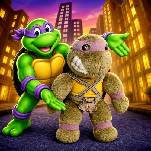 Antigo Donatello 1988 Boneco Tartarugas Ninja Importado
