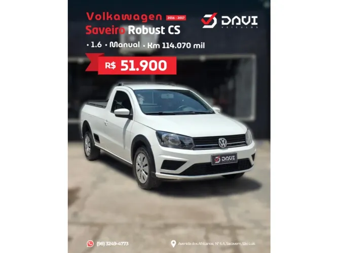 Volkswagen Saveiro Robust 1.6 Total Flex 16V 2017