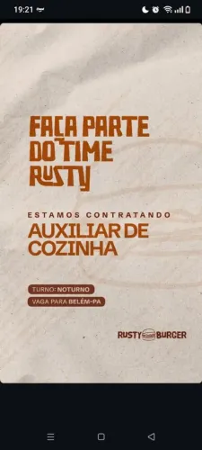 Auxiliar de cozinha 