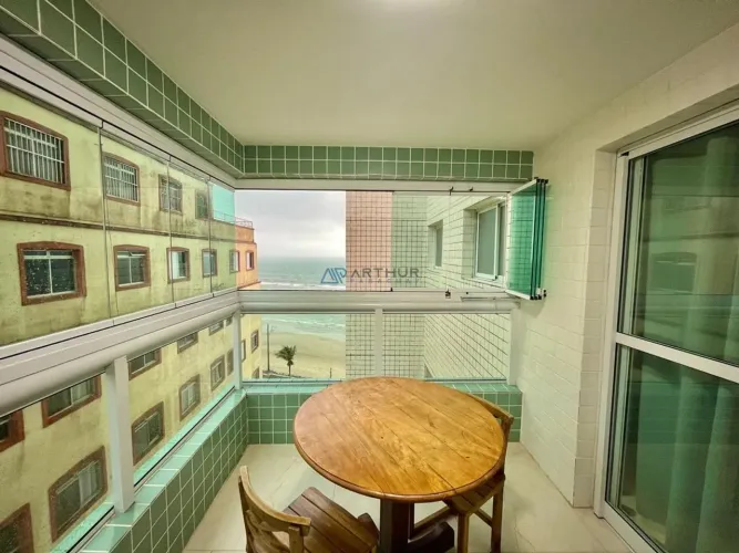 Apartamento com vista Mar à venda em Mongaguá com 2 quartos, 2 banheiros, 1 vaga