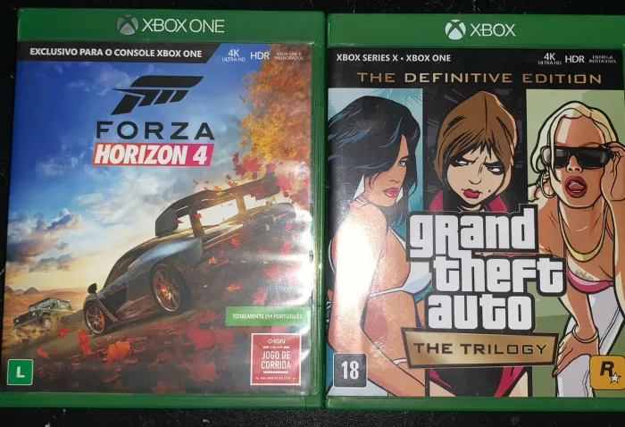 FORZA HORIZON 4 e GTA TRILOGY XBOX ONE/SERIES X/S