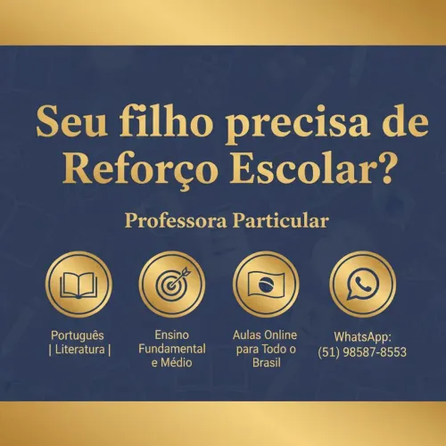 Professora de Português. Dificuldades no Português? Eu te ajudo!