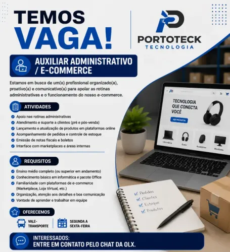 Auxiliar Administrativo/Ecommerce