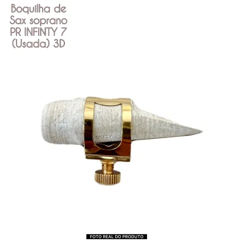 Boquilha sax soprano 2 opções ler descrição