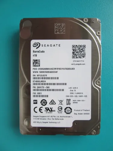HD 4TB 4000GB SATA 2,5 SEAGATE CFTV SERVIDOR