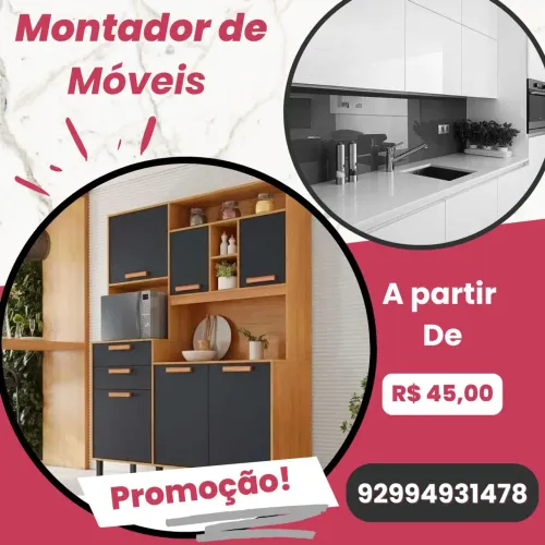 Montador de móveis 24hr Na promoção