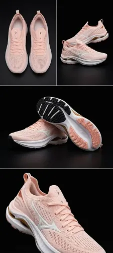 Tênis Mizuno Wave Zest 2 Feminino - Rosa Claro