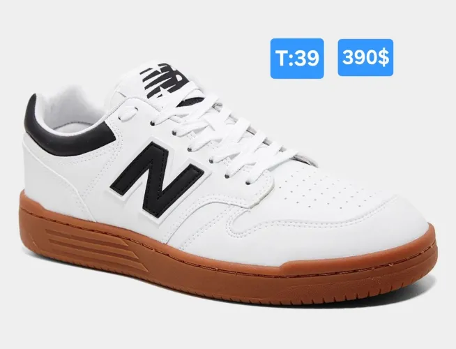 Tênis da New Balance 480 Low branco tamanho 39 original