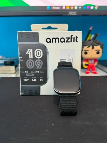 Smartwatch Amazfit Bip 6 - Pouquíssimo Uso (Estado de Novo!)