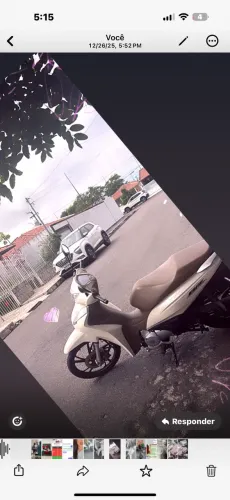 Vendo biz branca semi nova ,bem conservada única dona