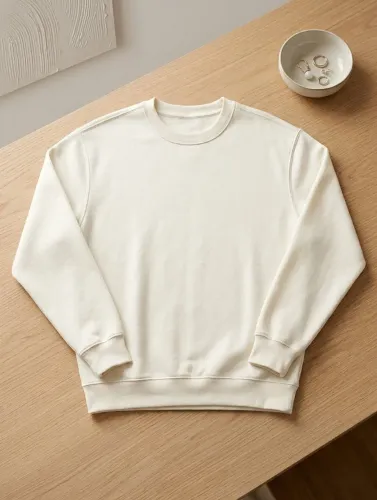 Moletom Gola Careca Off-White Básica Unissex ? Nunca Usado