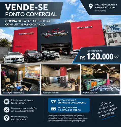 Oficina de lataria e pintura