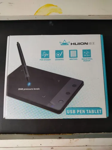 MESA DIGITALIZADORA HUION H420 COMPLETA!! ( ler descrição)