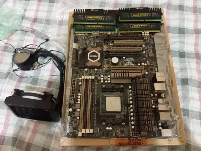 ?  ? KIT AMD FX-8350 + SABERTOOTH 990FX R2.0 - DDR3 COMPLETO - RARIDADE! ?