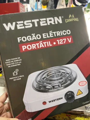 Fogareiro elétrico 1000 W 