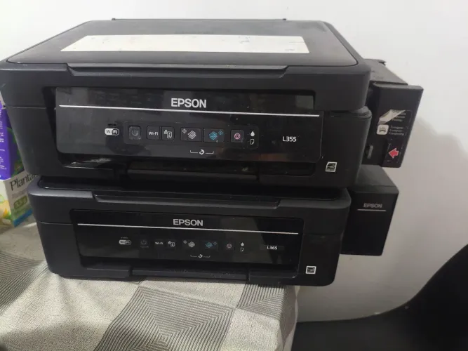 Impressora Epson L355 e L365 com defeito