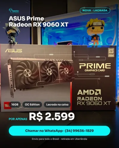 Rx 9060 XT - ASUS PRIME (Lacrada)