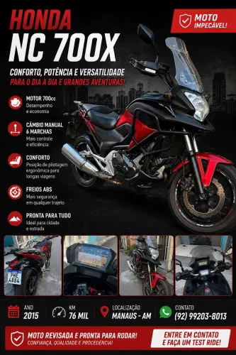 Honda NC 700x 2015