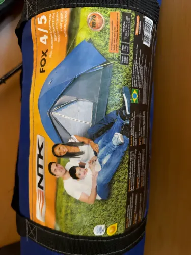 barraca de camping Nautika Fox 4/5 com capacidade para 4 a 5 pessoas
