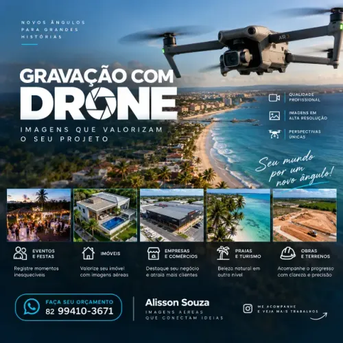 Filmagens com drone