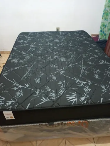 Cama Box Casal com Colchõ 
