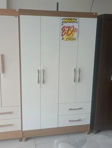 Guarda roupa solteiro 4 portas entrega e montagem grátis