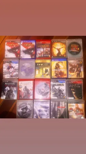 19 JOGOS PS3 + PS4 - GOD OF WAR, METAL GEAR, ASSASSIN?S CREED - R$480