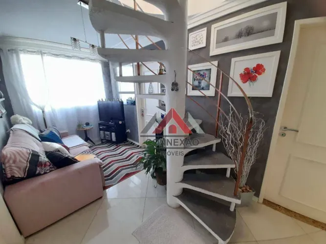 Apartamento Duplex com 3 dormitórios à venda, 92 m² por R$ 380.000,00 - Jardim Margarida -