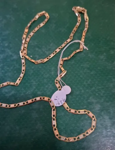 Cordão de ouro 18k com 3 cores de ouro