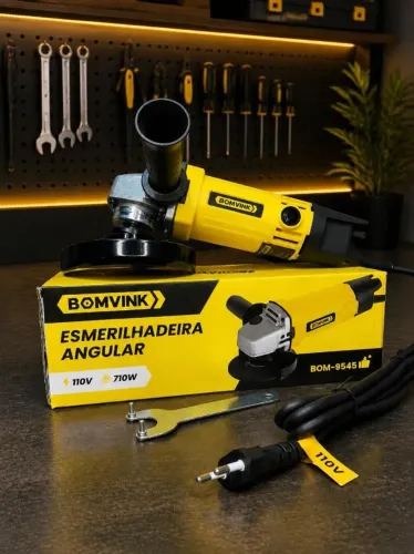 Esmerilhadeira Angular 710W 110V - BOM-9545 BomVink an15