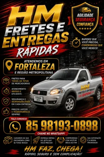 HM Fretes e Entregas - Fortaleza e Região Metropolitana