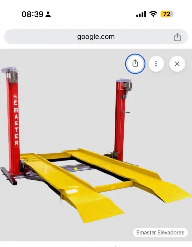 Rampa para elevador automotivo até 4toneladas
