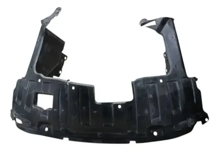 Defletor Inferior Parachoque Dianteiro Fit 2005 2008 Detalhe Preto Natural