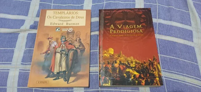 Livro Templários - os Cavaleiros de Deus + A Viagem Prodigiosa de Manuel Leguineches