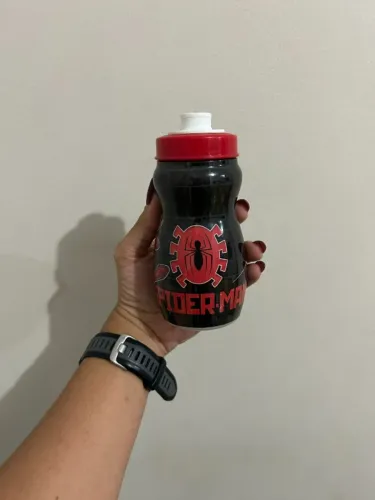 Garrafa Homem Aranha de Plástico com Tampa Rosca 300 ml Plasútil