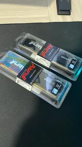 Memória RAM 16gb 3200mhz (2x8) KINGSTON FURY BEAST HYPERX