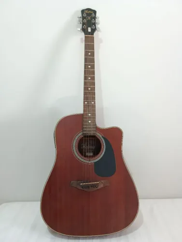 Violão Hofma HMF-250 STNT Folk Elétrico Aço - Afinador Embutido e Saída XLR